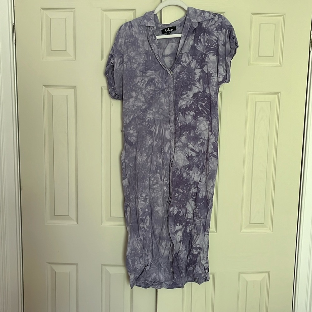 Tie dye Lulu’s 2020 dress
